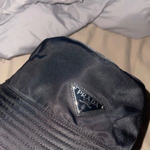 Black Prada bucket hat